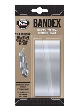K2 BANDEX TAŚMA BANDAŻ DO NAPRAWY TŁUMIKA WYDECHU