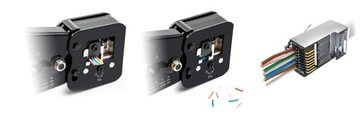 Щипцы для RJ45 Проходные щипцы для вилок RJ-45 Щипцы для разъемов RJ 45 11 12