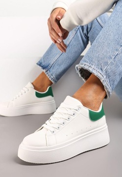 Renee Zielone Sneakersy damskie 37