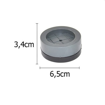 4x АНТИВИБРАЦИОННЫЕ ПОДУШКИ ДЛЯ СТИРАЛЬНОЙ МАШИНЫ, регулировка по высоте