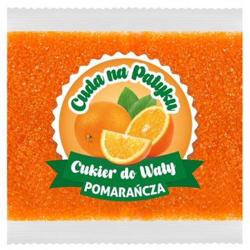 Cukier Do Waty Cukrowej Kolorowy do Maszyny Smakowy Smak POMARAŃCZOWY 100 g