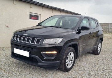 Jeep Compass II SUV 1.4 MultiAir 140KM 2019 Jeep Compass SLICZNY 1.4 Turbo BENZYNA Oryginal ZADBANY Serwis 2019r Sport