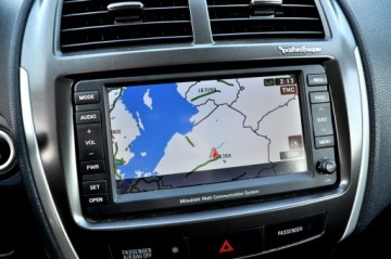 Mitsubishi ASX I SUV 1.8 DID MIVEC 116KM 2011 Mitsubishi ASX Xenon Skóra Navi DVD Rockford, zdjęcie 34