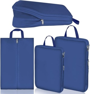 Organizer torba kompresyjna do walizki mocne 4 szt