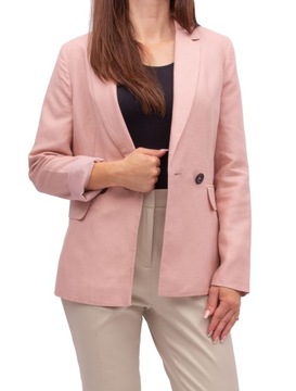 marynarki DAMSKIE LNIANA marynarka żakiet S 36