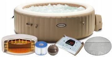 Dmuchane ogrodowe SPA Hydromasaż Intex 28426 PureSpa 196cm 4os. NR4
