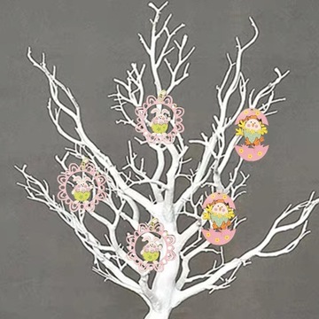 9шт. Пасхальный подвесной знак. Орнамент висит.