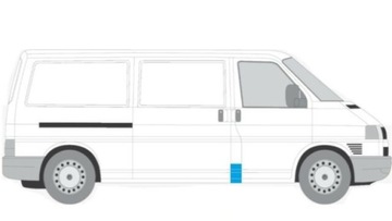 VW TRANSPORTER T4 РЕМКОМПЛЕКТ ПОРОГ ОБШИВКА СТІЙКА  фото 3