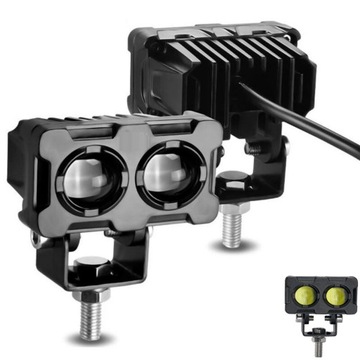 HALOGENY LAMPY DODATKOWE REFLEKTORY LED 2x20W - IP68