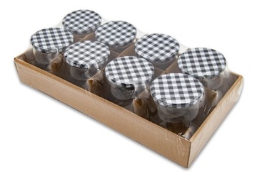 8 банок стеклянная банка для консервирования, маринования меда, варенья 300 мл