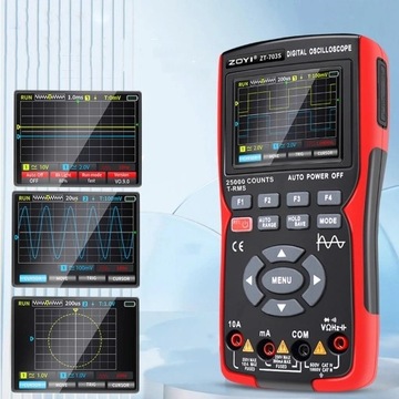 Осциллограф 3 в 1 ZOYI ZT703S 50 МГц 280 мс
