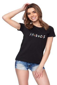 T-SHIRT KOSZULKA DAMSKA Z NADRUKIEM FRIENDS XXL