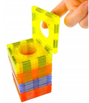 МАГНИТНЫЕ КОНСТРУКЦИОННЫЕ БЛОКИ СВЕТЯЩАЯСЯ ДОРОЖКА 75el 3D МАГНИТНЫЕ ОБРАЗОВАТЕЛЬНЫЕ