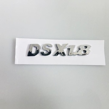 STŘÍBRO DSX 1.8 ZNAK ZNAKY NÁLEPKA NA KAROSERIE MAZDA