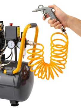 НАБОР ПНЕВМАТИЧЕСКИХ ПОКРАСОЧНЫХ ИНСТРУМЕНТОВ ДЛЯ КОМПРЕССОРА, ШЛАНГОВЫЙ ПИСТОЛЕТ, 18 ЭЛЕМЕНТОВ.