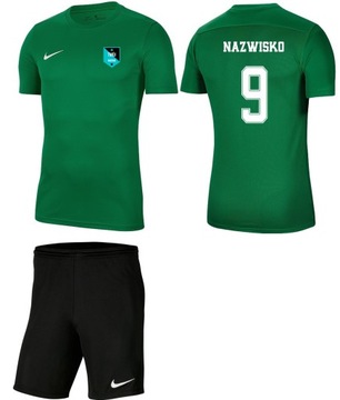 Nike strój piłkarski z NADRUKIEM 158-170 juniorski