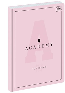 Brulion ACADEMY PASTEL A4 96k 90g zeszyt twarda ok