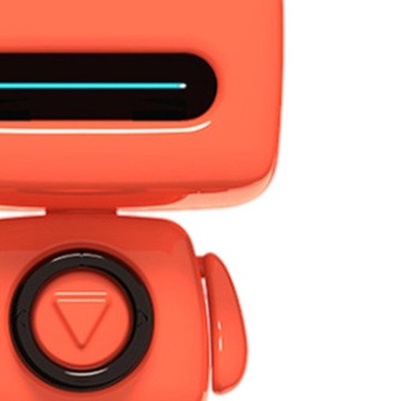 mały, dotykowy odtwarzacz z głośnikiem Bluetooth, pomarańczowy