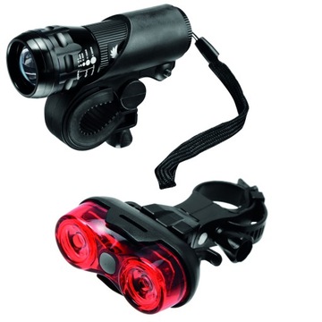 Mactronic Zestaw lamp rowerowych LED FBS0011