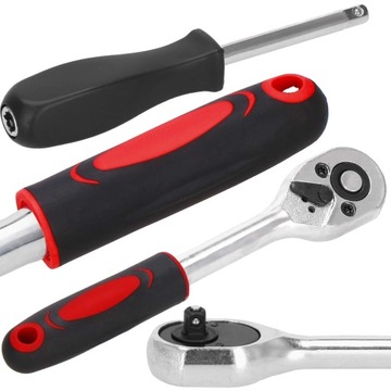 НАБОР ТОРЦЕВЫХ КЛЮЧЕЙ 46 шт. КЛЮЧИ ТОРЦЕВЫЕ, ЗАКАЛЕННАЯ СТАЛЬ, НАСАДКИ AMBUS