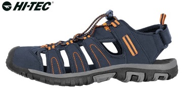 SANDAŁY MĘSKIE HI-TEC TIORE BUTY SPORTOWE TREKKINGOWE REGULACJA NA RZEP 44