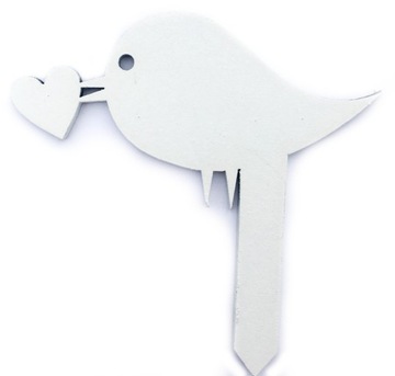 PIKA OZDOBA MINI PTASZEK SŁOIK LAS 8CM 1SZT CIASTO