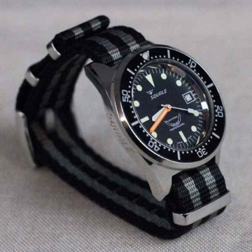 Pasek NATO AlphaShark - BOND LUX 22mm kl. matowe