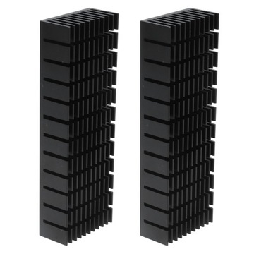 2 шт. АЛЮМИНИЕВЫЙ РАДИАТОР 120х40х20мм.