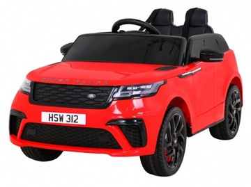 Range Rover Velar na akumulator Czerwony Pilot