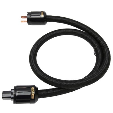 kabel zasilacz hifi 12awg, 3-rdzeniowy wtyk z czystym miedzią, 125 v, 15 a