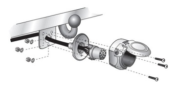 ZAŘÍZENÍ(HÁK) TÁŽNÝ ODEPÍNACÍ TOYOTA RAV-4 RAV4 RAV 4 IV 2013-2018 MODUL 13 PIN