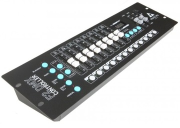 FRACTAL F2 FX2 DMX STEROWNIK DO ŚWIATEŁ DLA DJ PROGRAMOWALNY