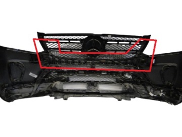 MERCEDES GLS X166 166 RAMA ŚLIZG ZDERZAK POD GRILL
