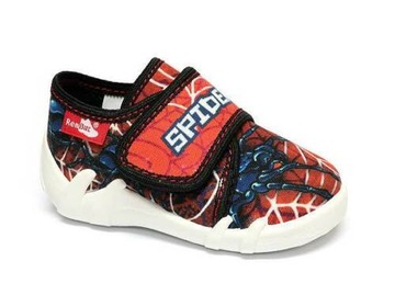 Renbut Kapcie tekstylne na rzepy Spiders r. 22
