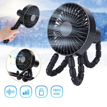 PRZENOŚNY RĘCZNY WENTYLATOR, MINI WENTYLATOR, MAŁY WENTYLATOR 1800mAh