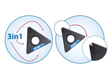 SKROBACZKA DO SZYB KUNGS SZCZOTKA SKROBAK FIŃSKA