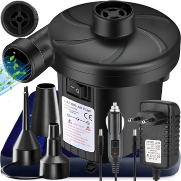 POMPKA ELEKTRYCZNA DO MATERACA BASENU 230V 12V 2w1