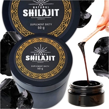 SHILAJIT MUMIO AŁTAJSKIE NATURALNE ORYGINALNE CZYSTE ŻYWE ENERGIA PASTA 50G