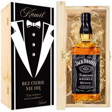 ZAPROSZENIA DLA ŚWIADKÓW SKRZYNKA NA WHISKY PROŚBA