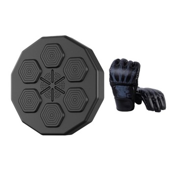 Music Boxing Machine Ściana Target Boks Czarna ręka