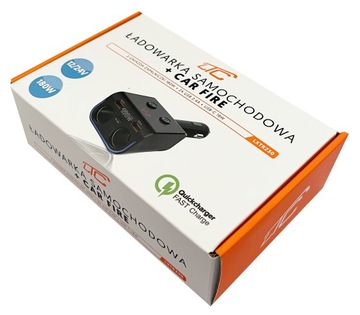 Splitter Branch 2 Sockets USB Легкое быстрое зарядное устройство QC PD