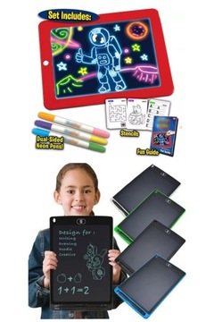 2X TABLET GRAFICZNY RYSOWANIA dla DZIECI ZNIKOPIS