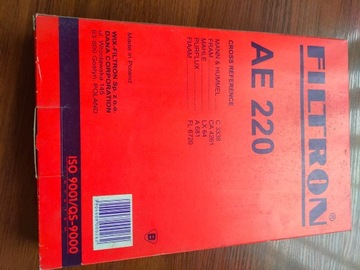 Filtron AE 220 Filtr powietrza