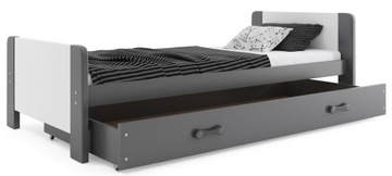 łóżko drewniane Darek 200x80 + materac+ szuflada