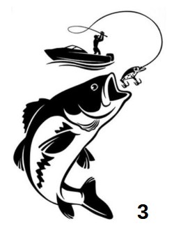 Деревянные подставки под кружки, гравировка, рыбалка