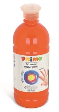 Farba do malowania palcami 750ml pomarańczowy 250