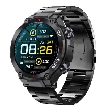 ZEGAREK SMARTWATCH MĘSKI STYLOWY NA BRANSOLECIE