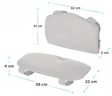 Kinderkraft - Enock, Timba подушки на стулья | Черно-белый