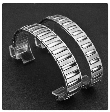 ГИБКИЙ РАСТЯЖАЕМЫЙ БРАСЛЕТ ДЛЯ ЧАСОВ 14 ММ СТАЛЬ