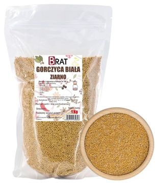 GORCZYCA BIAŁA 1kg Ziarno owoc wysoka jakość